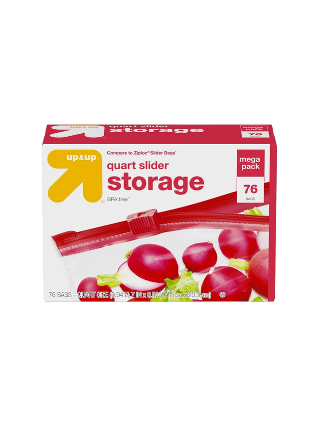 Image for Quart Bags Slider Storage Bags