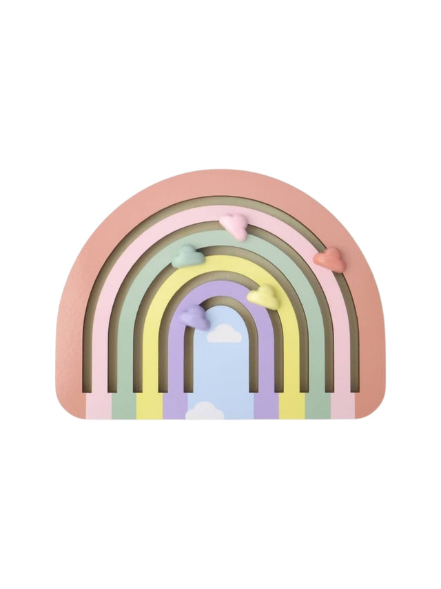 Image for Wooden Sliding Maze Puzzle Rainbo