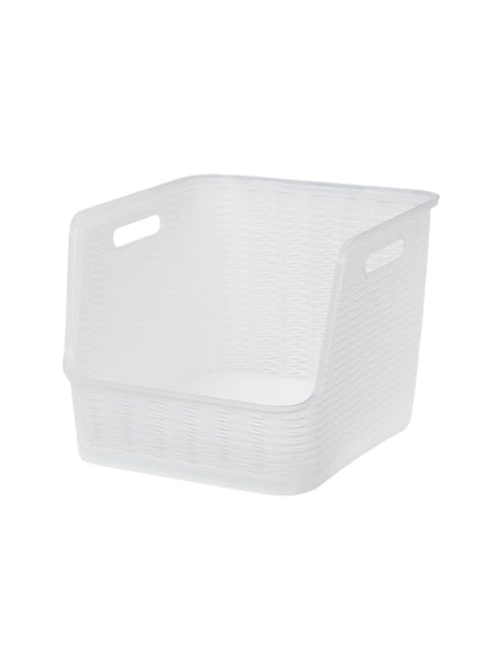 Image for Stackable Open Front Bin Translucent