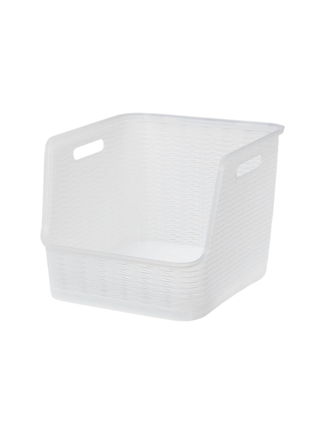 Image for Stackable Open Front Bin Translucent