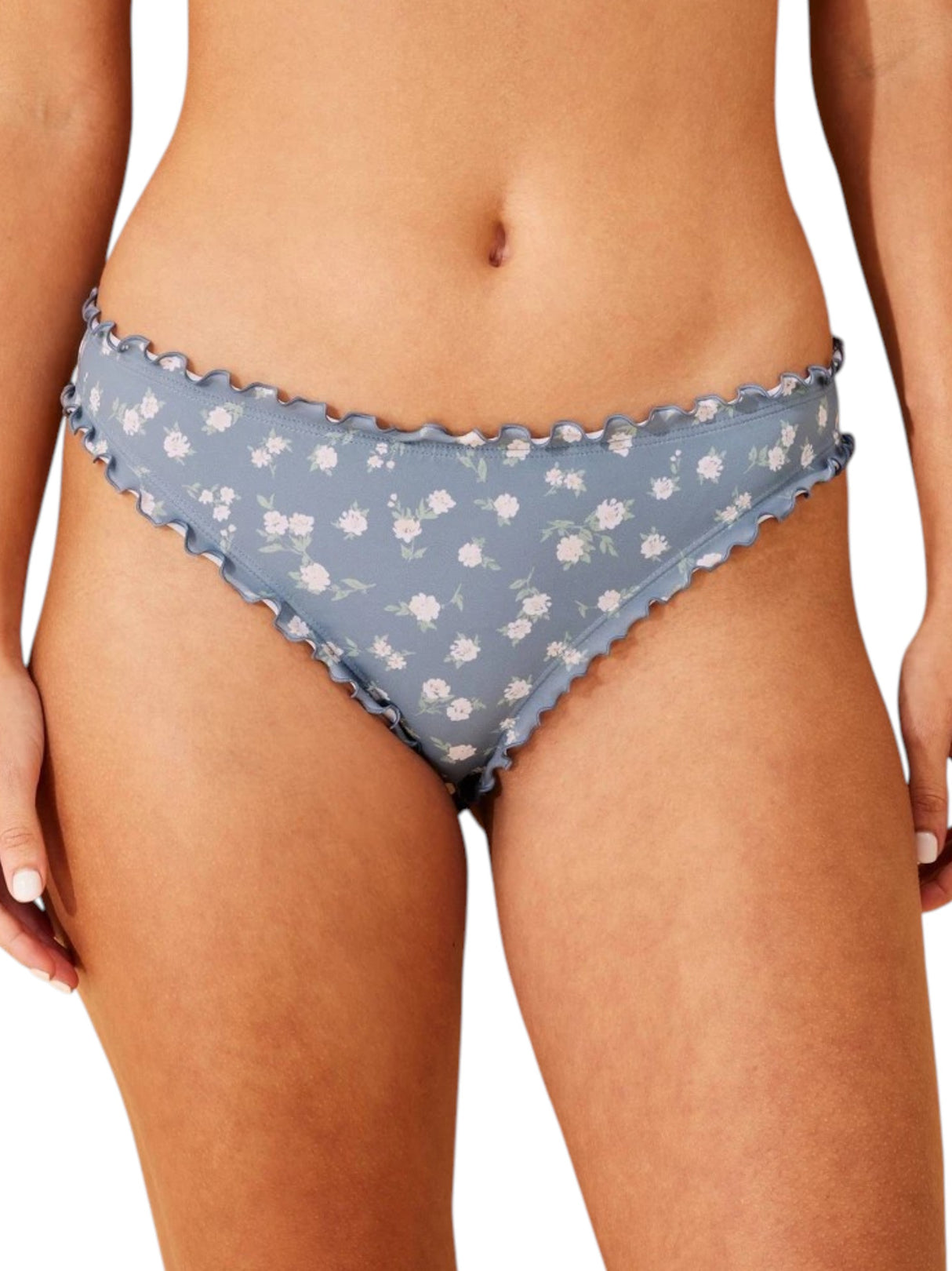 Image for Women's Printed Bikini Bottom,Dusty Mint
