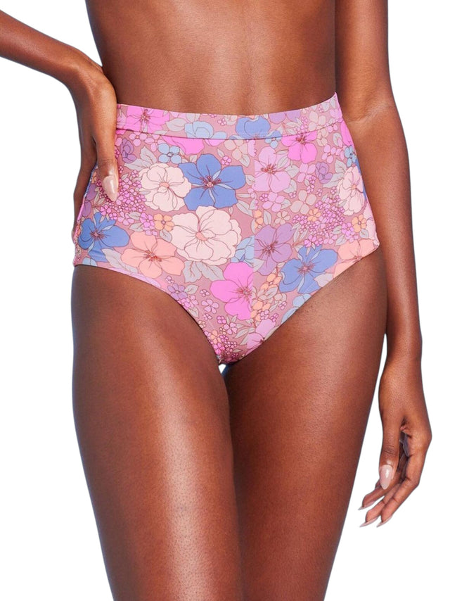 Image for Women's Floral Printed Bikini Bottom,Multi