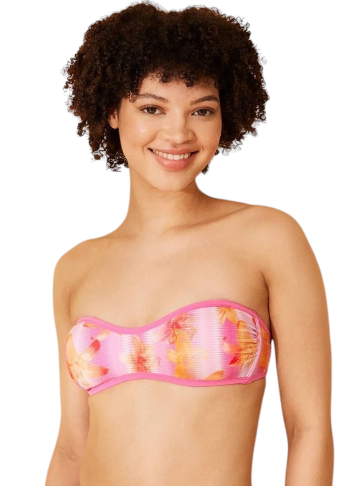 Image for Women's Printed Adjustable Straps Bikini Top,Multi