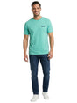 Image for Men's Printed Top,Turquoise 