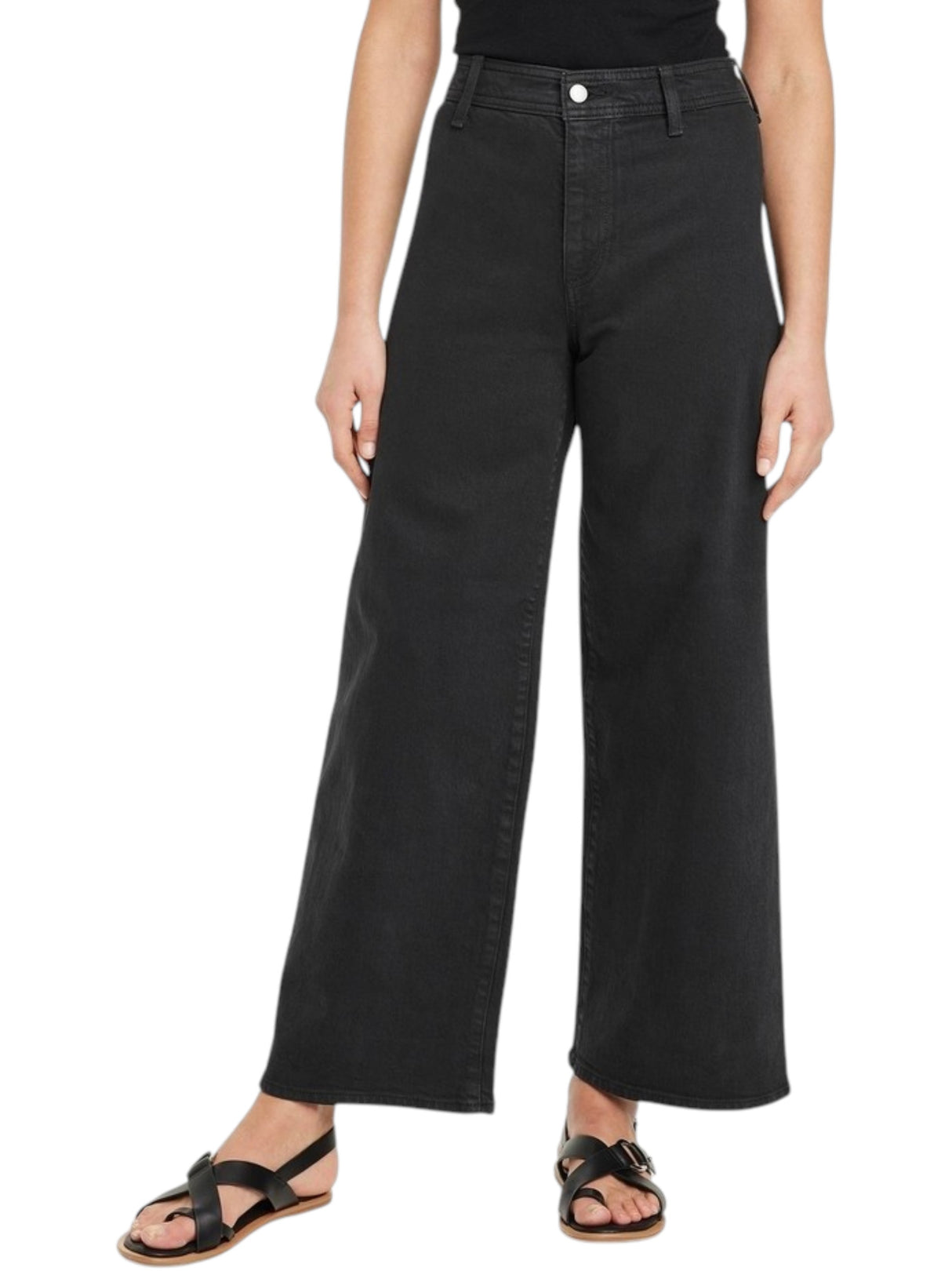 Image for Women's Plain Solid Jeans,Black