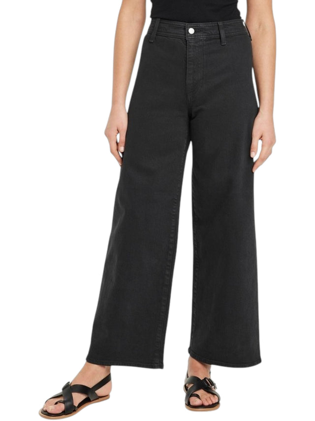 Image for Women's Plain Solid Jeans,Black