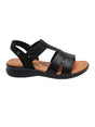 Image for Women's Ribbed Sandals,Black