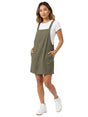 Image for Women's Plain Solid Dress,Olive