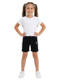 Image for Kids Girl'd Printed Short,Black