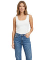 Image for Women's Plain Solid Top,White