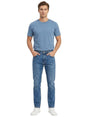 Image for Men's Plain Solid Top,Dusty Blue