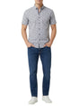 Image for Men's Printed Dress Shirt,Light Blue