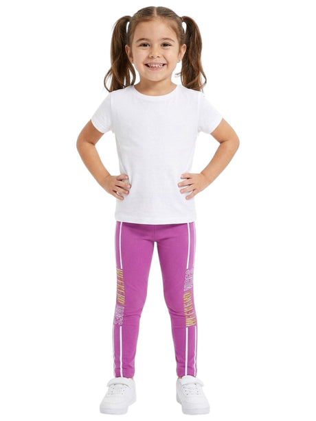 Image for Kids Girl's Printed Legging,Lilac