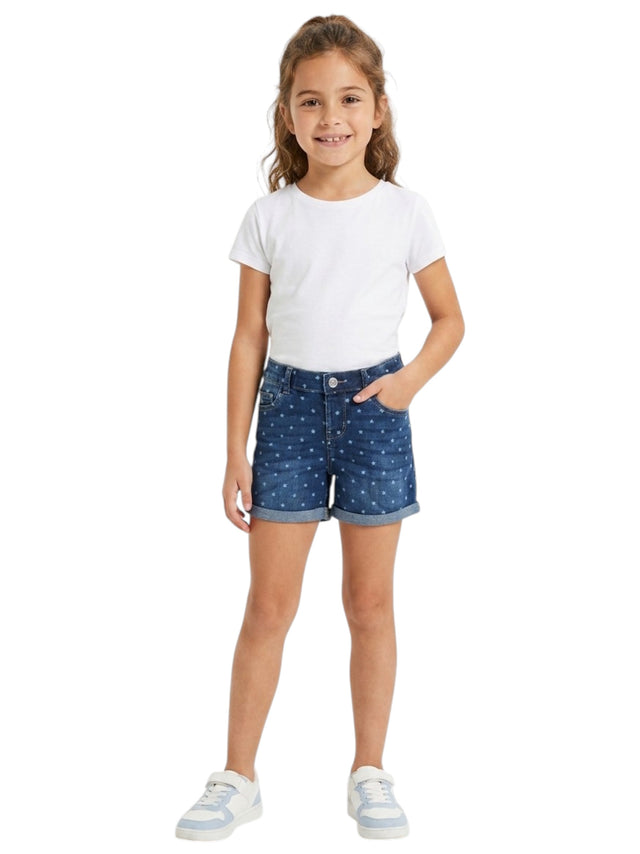 Image for Kids Girl's Stars Printed Short,Blue