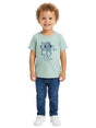 Image for Kids Boy's Printed Top,Dusty Mint