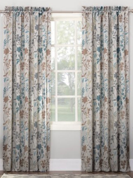 Image for Floral Print Curtain