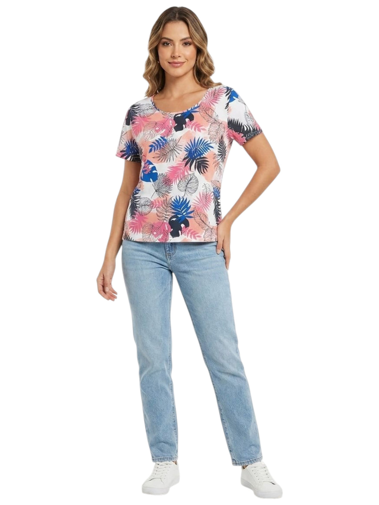 Image for Women's Printed Top,Multi