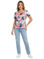 Image for Women's Printed Top,Multi