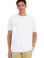 Image for Men's Back Printed Top,White