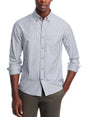 Image for Men's White Stripped Dress Shirt,Grey
