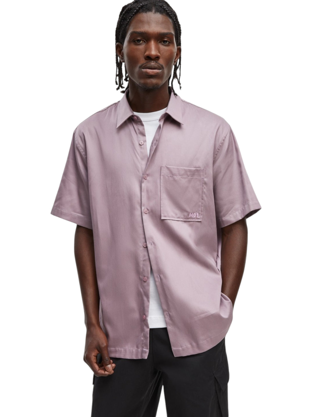 Image for Men's Plain Dress Short,Dusty Mauve