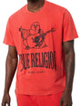 Image for Men's Printed Top,Dark Coral