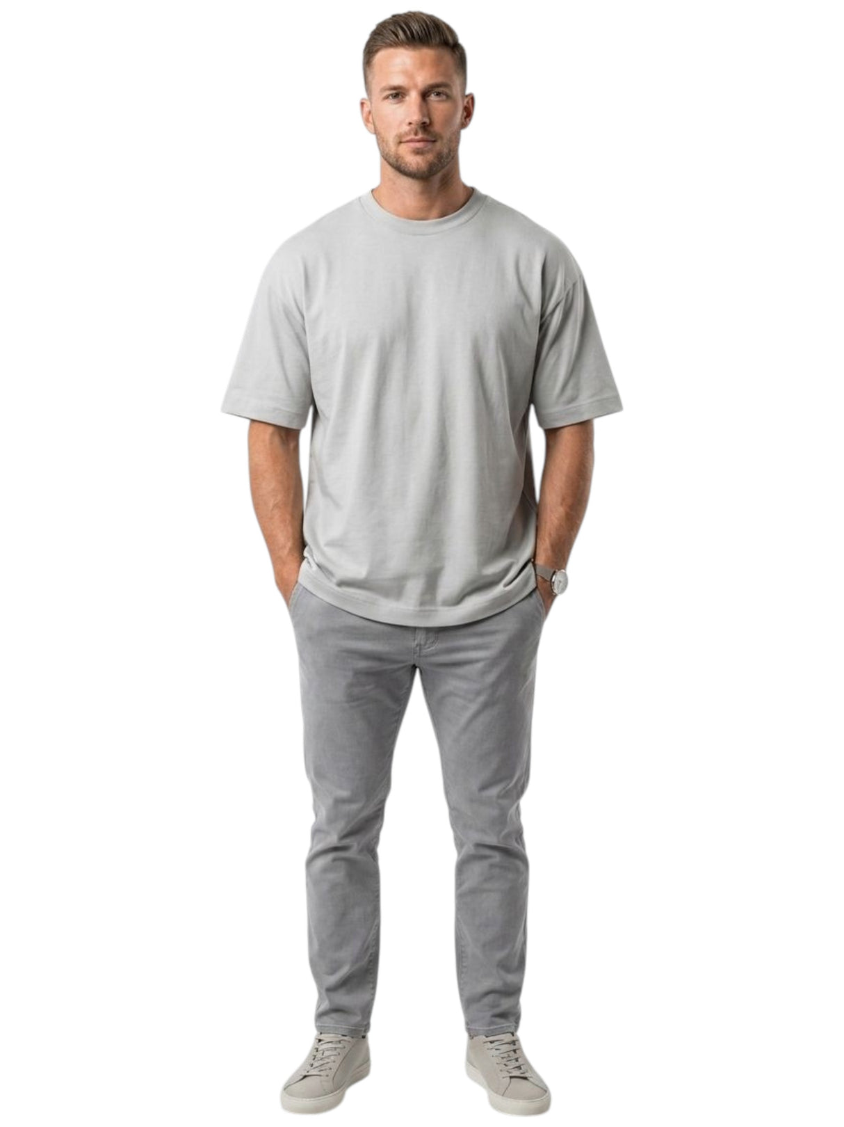 Image for Men's Plain Top,Grey