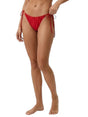 Image for Women's Plain Bikini Bottom,Red