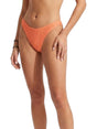 Image for Women's Textured Bikini Bottom,Orange