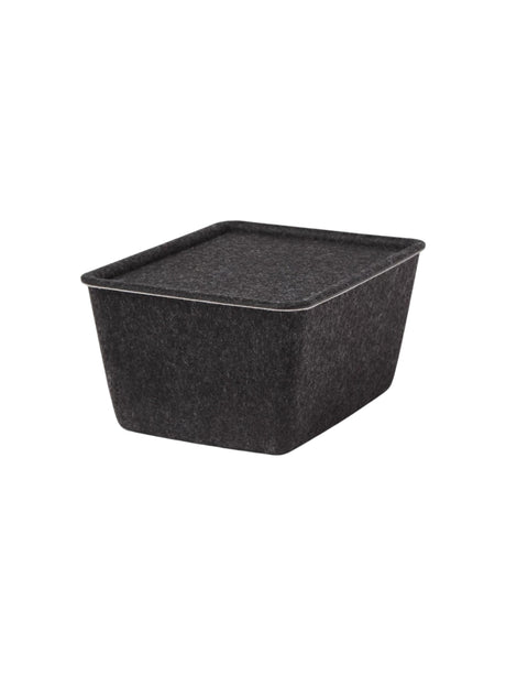 Image for Stackable Felt Bin With Lid