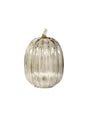 Image for Xl Tall Glass Pumpkin Figurine Champagne
