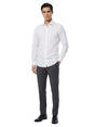 Image for Men's Plain Solid Dress Shirt,White