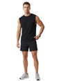 Image for Men's Plain Solid Sport Top,Black