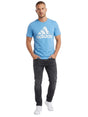 Image for Men's Brand Logo Printed Top,Blue