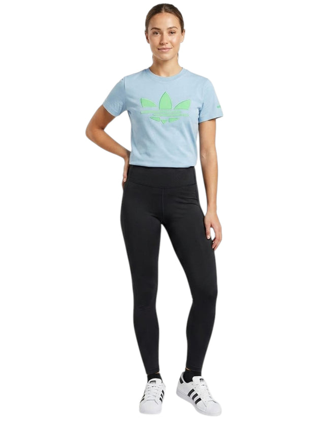 Image for Women's Brand Logo Printed Top,Light Blue
