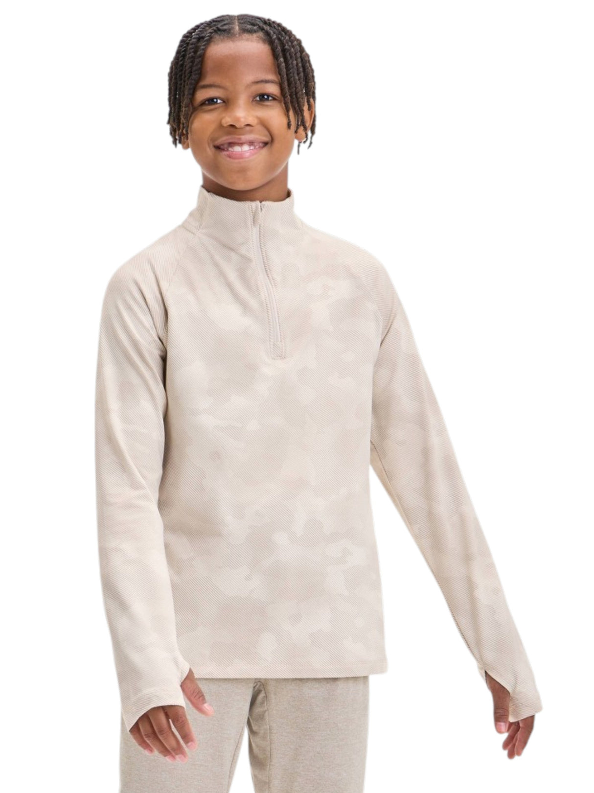 Image for Kids Boy's Printed Sport Top,Beige