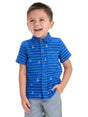 Image for Kids Boy's Striped Shirt,Navy Blue