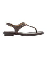 Image for Women's Logo Designed Sandals,Dark Brown