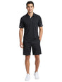 Image for Men's Printed Sport Top,Black