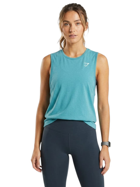 Image for Women's Plain Solid Sport Top,Dark Turquoise