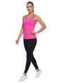 Image for Women's Ribbed Sport Top,Dark Pink