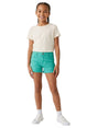 Image for Kids Girl's Plain Solid Short,Dark Turquoise
