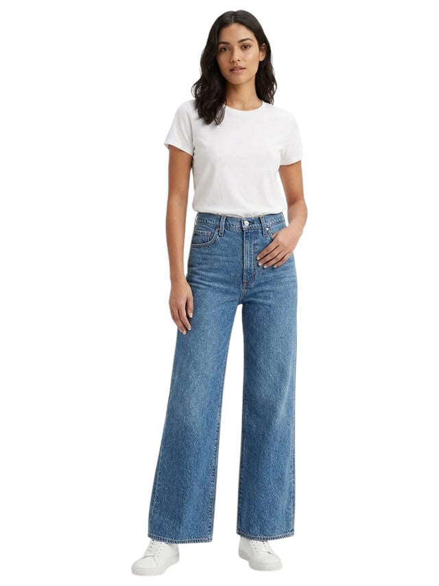 Image for Women's Washed Jeans,Blue
