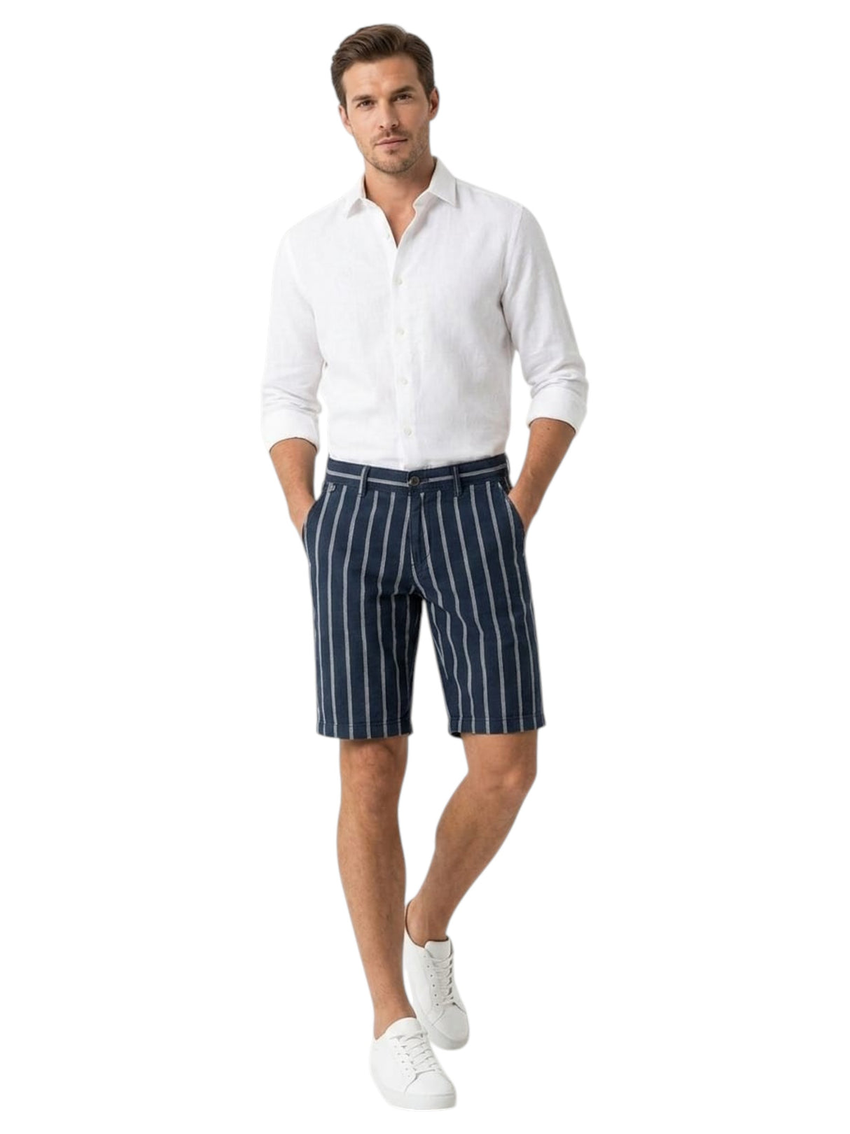 Image for Men's Striped Short,Navy