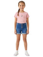 Image for Kids Girl's Plain Jeans Short,Navy