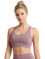 Image for Women's Plain Sport Bra,Dusty Mauve