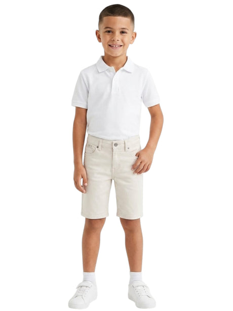 Image for Kids Boy's Plain Short,Off White
