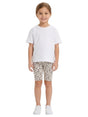 Image for Kids Girl's Leopard Short,White