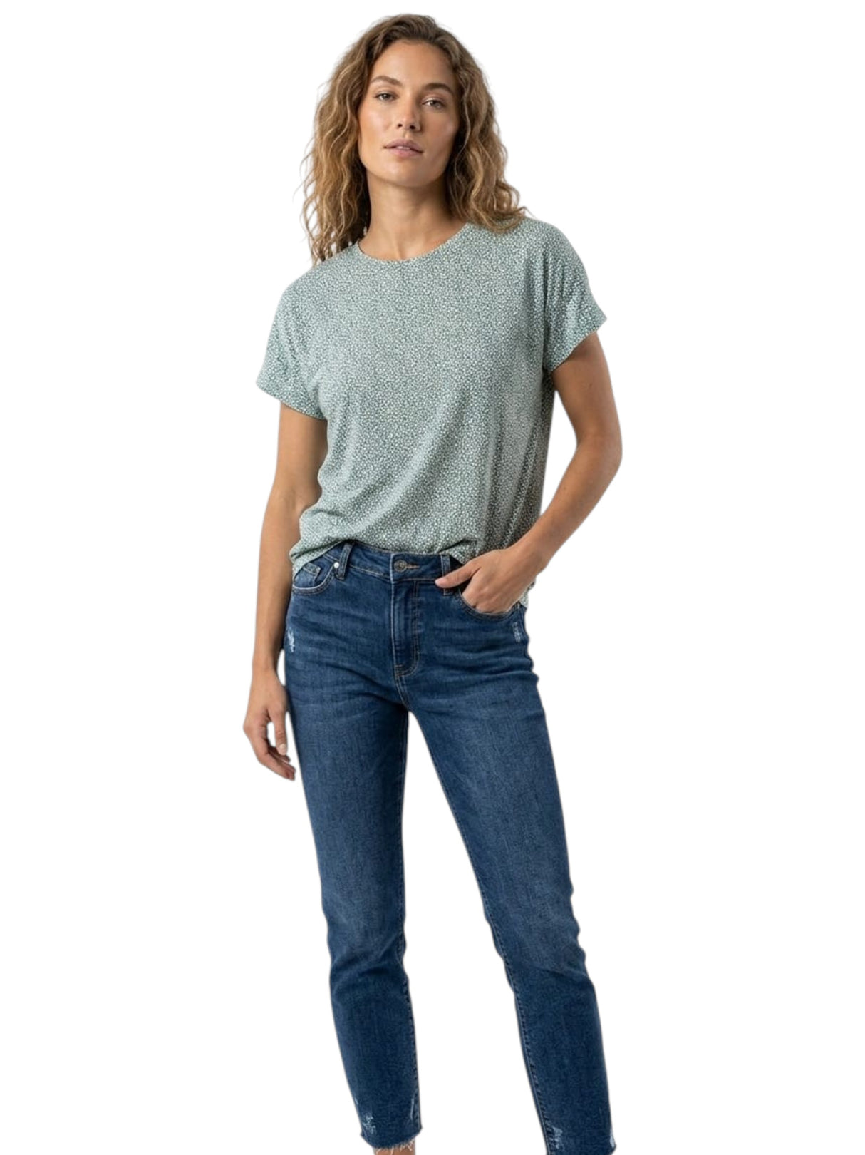 Image for Women's Printed Top,Multi