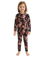 Image for Kids Girl's Printed Pajama Set,Black